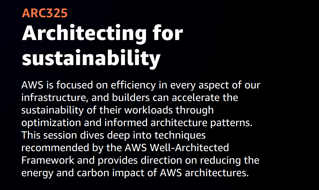 architecting for sustainability