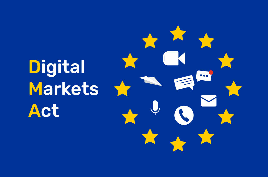 The EU logo together with the text Digital Markets Act